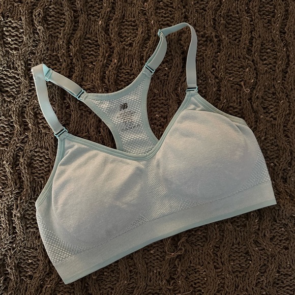 New Balance Racerback Mint Green Bra Size Large - Picture 6 of 6